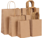 Kraft Paper Bag with Twisted Handle - Image 2