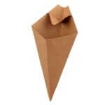 French Fries Cone with Sauce Compartment